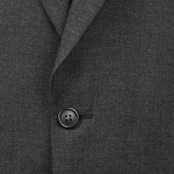 Stafford Mens 2-pc Suit‎ Blazer Jacket 40L Pants Size 30Wx31L Grey Solid E081155 - Picture 5 of 15